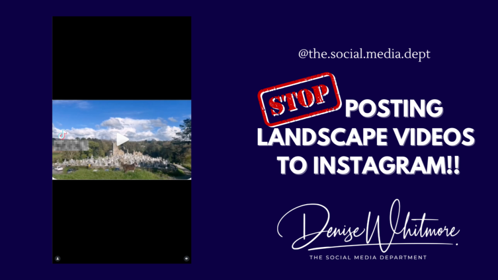 Calling All Businesses: Please Stop Posting Landscape Videos to Instagram Reels